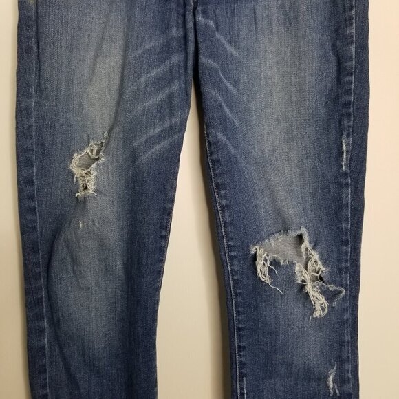 Paige Jeans Womens Size 27 Verdugo Ankle Cropped Distressed Raw Hem Skinny - Picture 3 of 16